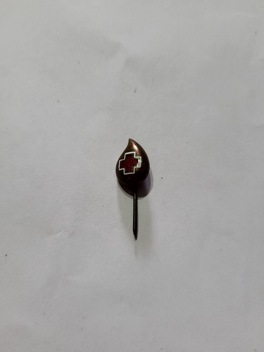 Spilla croce rossa - spilla,