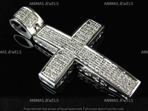 Ciondolo uomo croce diamante - , 2